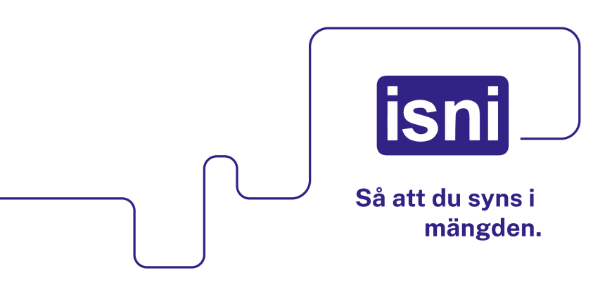 ISNI. Så att du syns i mängden.